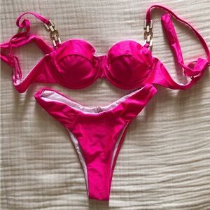 Hot Pink Bikini Set